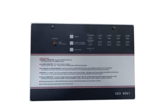 Fire alarm control panel 4 zone